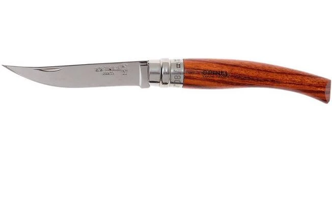 Opinel Pocket Knife No. 8 Slim Line, Stainless Steel, Padouk 3 Opinel Pocket Knife No. 8 Slim Line, Stainless Steel, Padouk