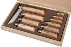 Opinel Set Pocket Knives 10-piece, Stainless Steel