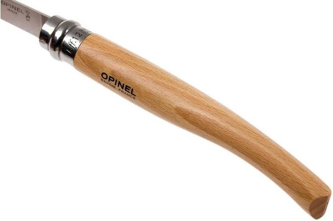Opinel Pocket Knife No. 12 Slim Line, Stainless Steel, Beech 8 Opinel Pocket Knife No. 12 Slim Line, Stainless Steel, Beech - Image 6