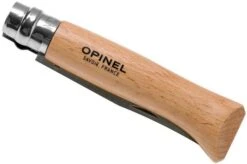 Opinel Pocket Knife No. 8 Classic, Stainless Steel, Leather Sheath, Beech 16 Opinel Pocket Knife No. 8 Classic, Stainless Steel, Leather Sheath, Beech -Knives and Tools OP001089 04 opinel v201903