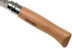 Opinel Pocket Knife No. 8 Classic, Stainless Steel, Leather Sheath, Beech 18 Opinel Pocket Knife No. 8 Classic, Stainless Steel, Leather Sheath, Beech -Knives and Tools OP001089 06 opinel v201903