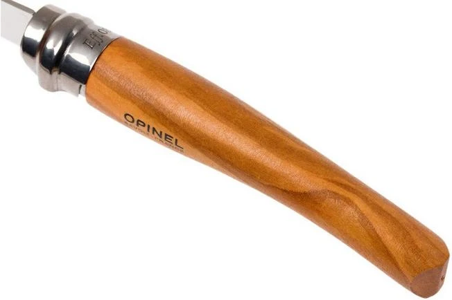 Opinel Pocket Knife No. 8 Slim Line, Stainless Steel, Olive Wood 8 Opinel Pocket Knife No. 8 Slim Line, Stainless Steel, Olive Wood - Image 6
