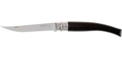 Opinel Pocket Knife No. 10 Slim Line, Stainless Steel, Ebony