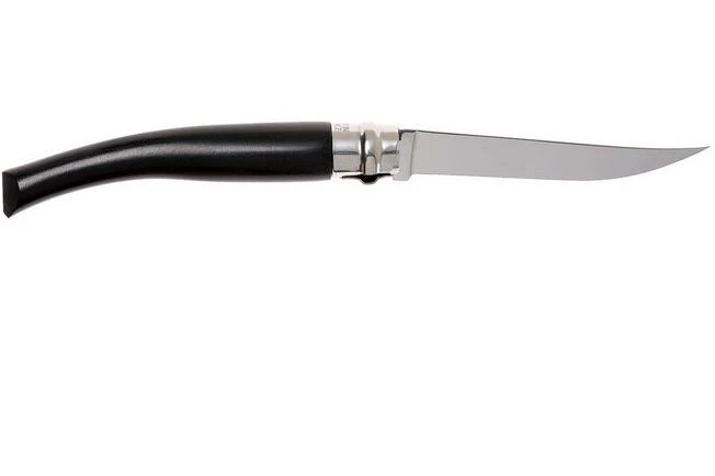 Opinel Pocket Knife No. 10 Slim Line, Stainless Steel, Ebony 4 Opinel Pocket Knife No. 10 Slim Line, Stainless Steel, Ebony - Image 2