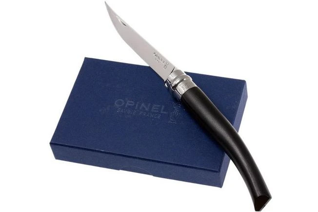 Opinel Pocket Knife No. 10 Slim Line, Stainless Steel, Ebony 10 Opinel Pocket Knife No. 10 Slim Line, Stainless Steel, Ebony - Image 8
