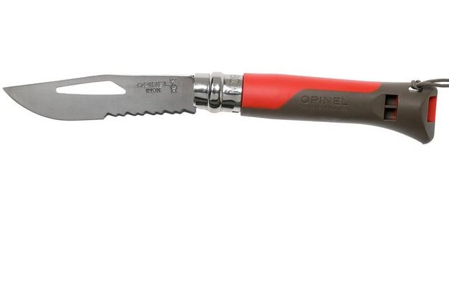 Opinel Outdoor No. 08 Pocket Knife, Earth Red 3 Opinel Outdoor No. 08 Pocket Knife, Earth Red