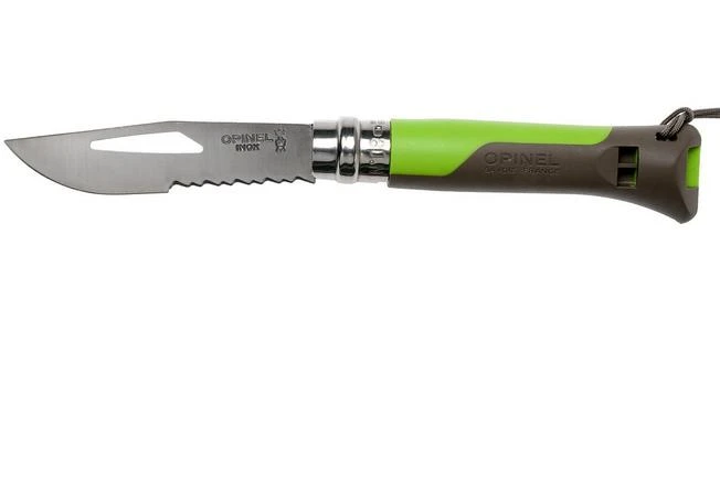 Opinel Outdoor No. 08 Pocket Knife, Earth Green 3 Opinel Outdoor No. 08 Pocket Knife, Earth Green