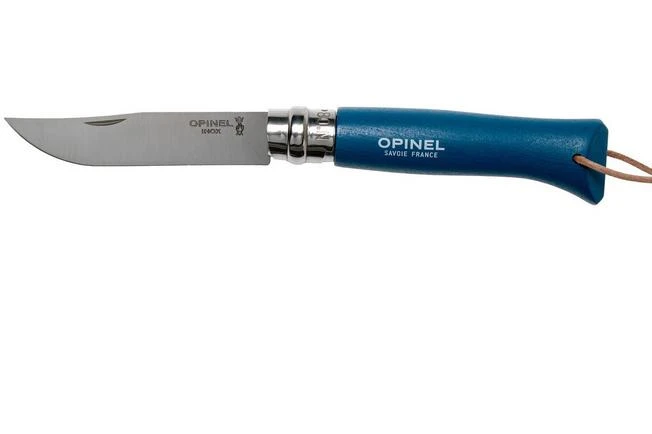 Opinel Zakmes Trekking No. 08RV Pocket Knife, Blue 3 Opinel Zakmes Trekking No. 08RV Pocket Knife, Blue