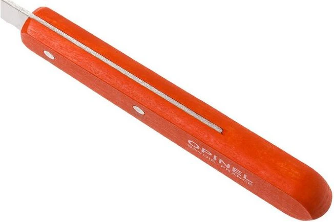 Opinel Serrated Peeling Knife N°113, Orange 7 Opinel Serrated Peeling Knife N°113, Orange - Image 5