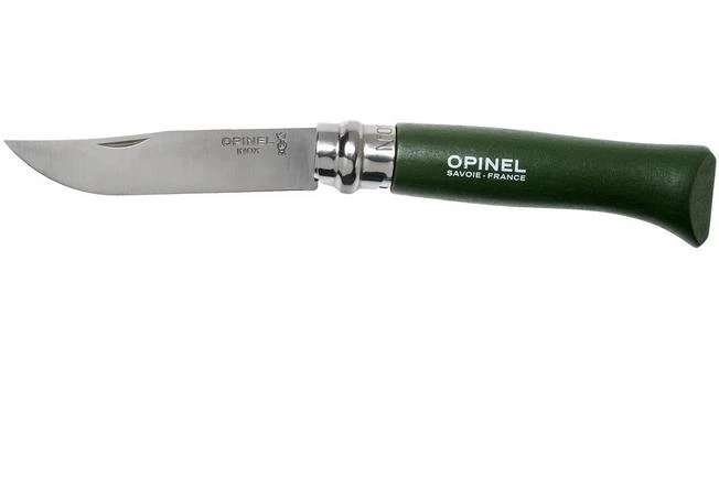 Opinel Pocket Knife No. 08RV Khaki, Stainless Steel, Blade Length 8.5 Cm 3 Opinel Pocket Knife No. 08RV Khaki, Stainless Steel, Blade Length 8.5 Cm