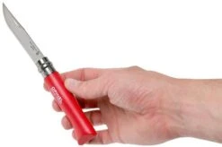 Opinel Pocket Knife No. 08RV Red, Stainless Steel, Blade Length 8.5 Cm -Knives and Tools OP001981 07 opinel