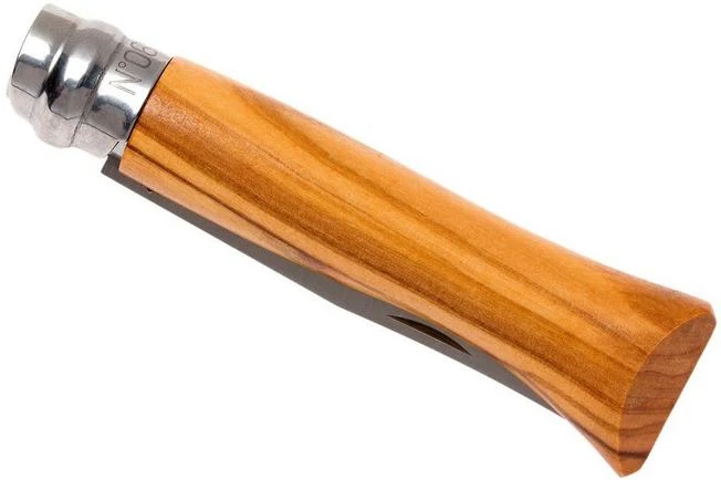 Opinel Pocket Knife No. 6 Luxury Range, Stainless Steel, Olive Wood 6 Opinel Pocket Knife No. 6 Luxury Range, Stainless Steel, Olive Wood - Image 4