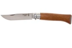 Opinel Pocket Knife No. 8 Luxury Range, Stainless Steel, Walnut Wood
