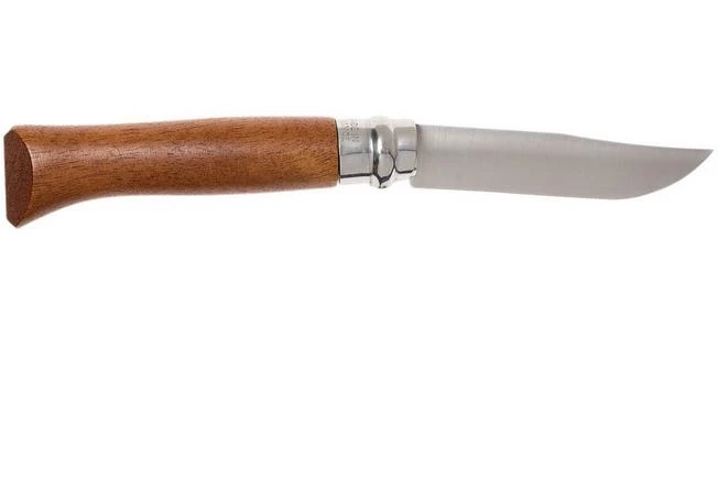 Opinel Pocket Knife No. 8 Luxury Range, Stainless Steel, Walnut Wood 4 Opinel Pocket Knife No. 8 Luxury Range, Stainless Steel, Walnut Wood - Image 2