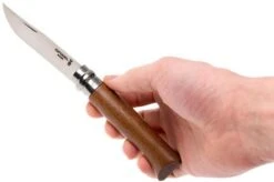 Opinel Pocket Knife No. 8 Luxury Range, Stainless Steel, Walnut Wood 15 Opinel Pocket Knife No. 8 Luxury Range, Stainless Steel, Walnut Wood -Knives and Tools OP002025 07 opinel op002025 07 1