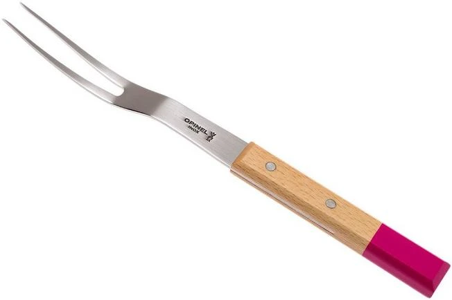 Opinel Parallèle POP N°124 Meat Fork, Fuchsia 3 Opinel Parallèle POP N°124 Meat Fork, Fuchsia