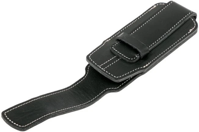Opinel Chic Black, Leather Belt Sheath 4 Opinel Chic Black, Leather Belt Sheath - Image 3