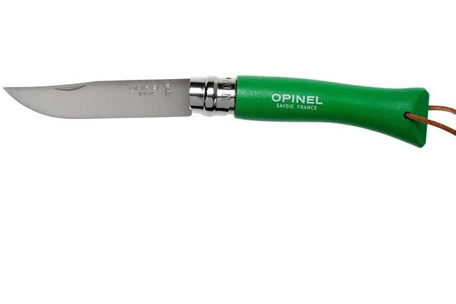 Opinel Trekking No. 07RV Pocket Knife, Green 3 Opinel Trekking No. 07RV Pocket Knife, Green