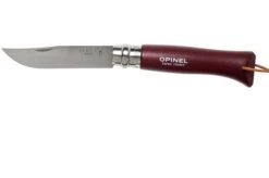 Opinel Trekking No. 08RV Pocket Knife, Burgundy