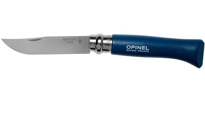 Opinel Pocket Knife No. 08RV Dark Blue, Stainless Steel, Blade Length 8.5 Cm 3 Opinel Pocket Knife No. 08RV Dark Blue, Stainless Steel, Blade Length 8.5 Cm