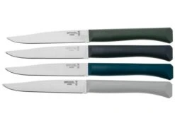 Opinel Bon Appetit+ 2349, Set Of 4 Table Knives, Storm, Micro-serrated Blades