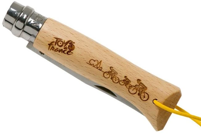 Opinel No 08 Tour De France 2020 Engraved 2396, Stainless Steel, Pocket Knife 6 Opinel No 08 Tour De France 2020 Engraved 2396, Stainless Steel, Pocket Knife - Image 4