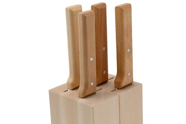 Opinel Parallèle 2402, 5-piece Knife Set Incl. Block 4 Opinel Parallèle 2402, 5-piece Knife Set Incl. Block - Image 2