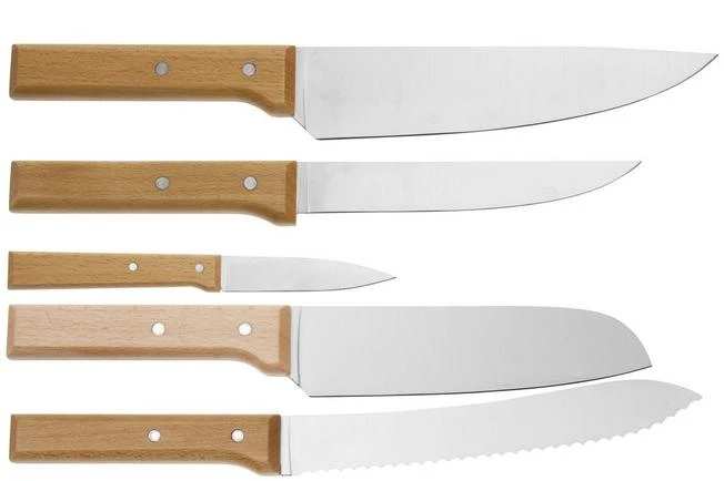 Opinel Parallèle 2402, 5-piece Knife Set Incl. Block 8 Opinel Parallèle 2402, 5-piece Knife Set Incl. Block - Image 6