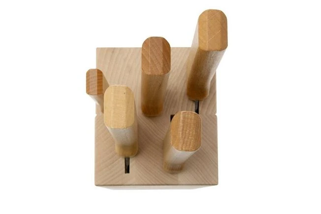 Opinel Parallèle 2403, 5-piece Set Of Carving Knives Incl. Block 6 Opinel Parallèle 2403, 5-piece Set Of Carving Knives Incl. Block - Image 4