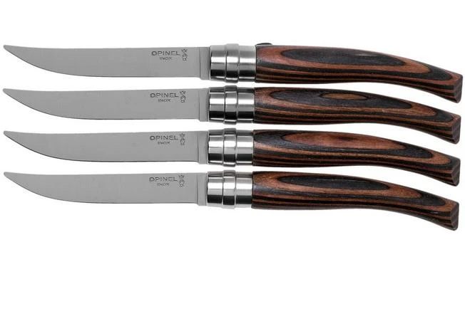 Opinel Table Chic Chocolate 002423 Table Knife Set 4-piece 3 Opinel Table Chic Chocolate 002423 Table Knife Set 4-piece