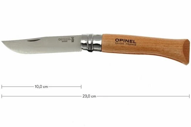Opinel Pocket Knife No. 10, Stainless Steel, 10 Cm 3 Opinel Pocket Knife No. 10, Stainless Steel, 10 Cm