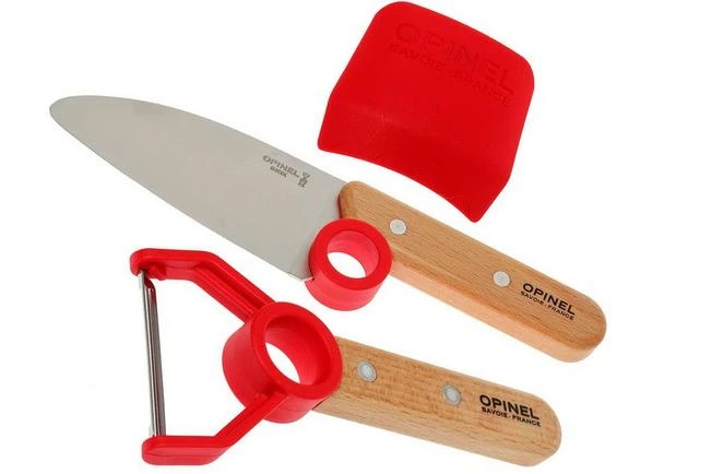 Opinel Kitchen Knife Set 'Le Petit Chef' 3 Opinel Kitchen Knife Set 'Le Petit Chef'