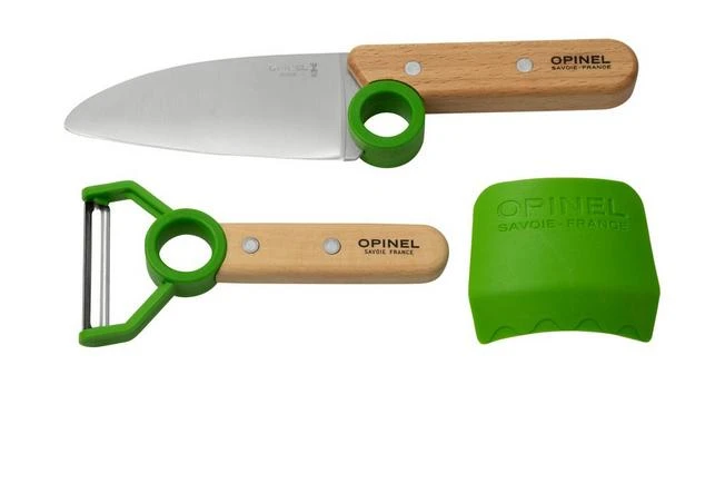 Opinel Le Petit Chef 002577 Kitchen Knife Set, Green 3 Opinel Le Petit Chef 002577 Kitchen Knife Set, Green