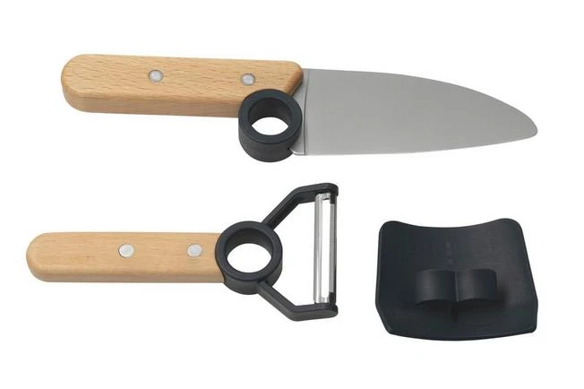 Opinel Le Petit Chef 002605 Kitchen Knife Set, Blue 4 Opinel Le Petit Chef 002605 Kitchen Knife Set, Blue - Image 2